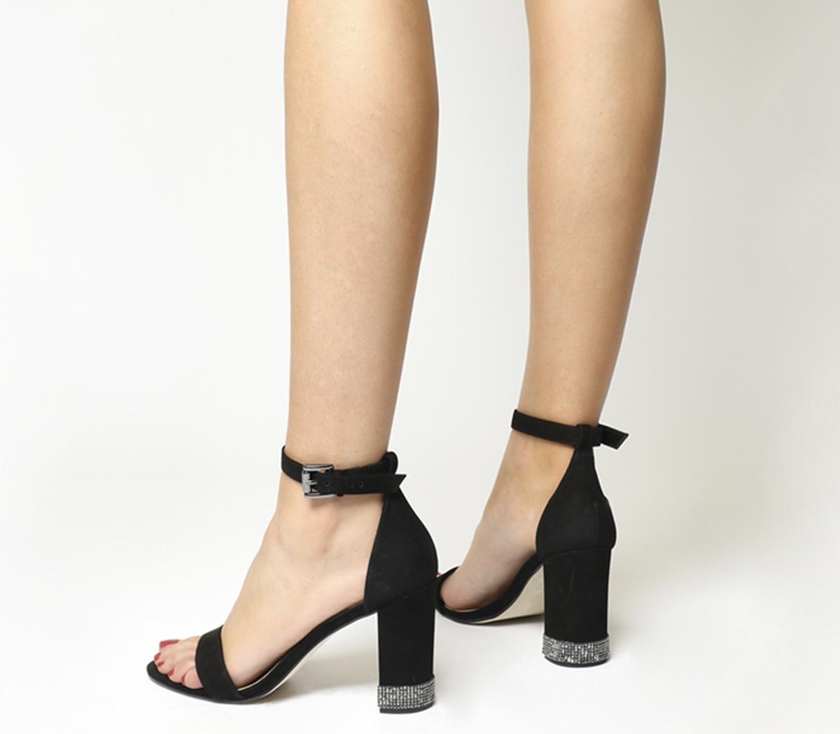 Gunmetal on sale sandals heels