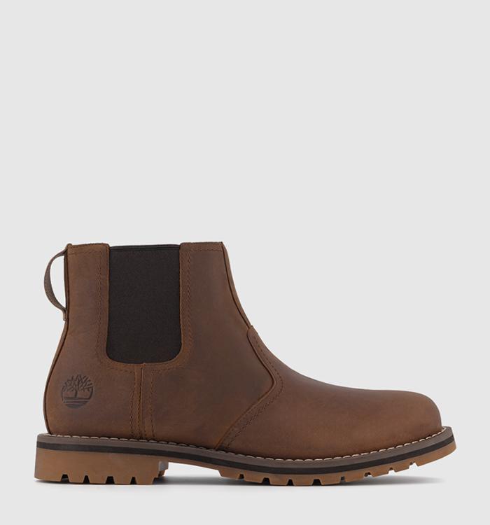 Timberland Larchmont Chelsea Boots Rust Full Grain