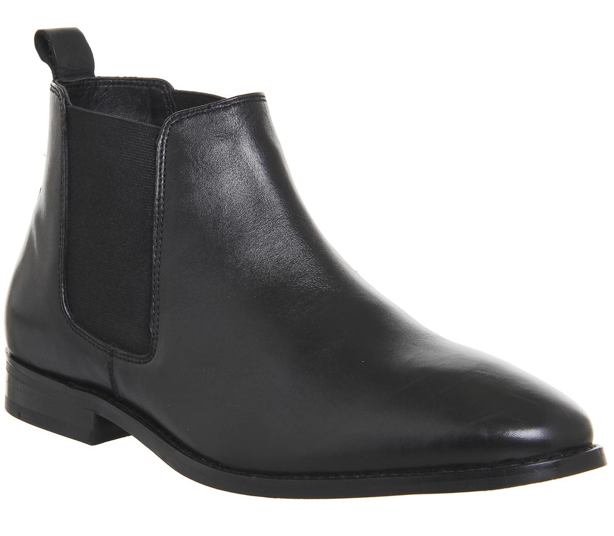 OFFICEExit Chelsea BootsBlack Leather