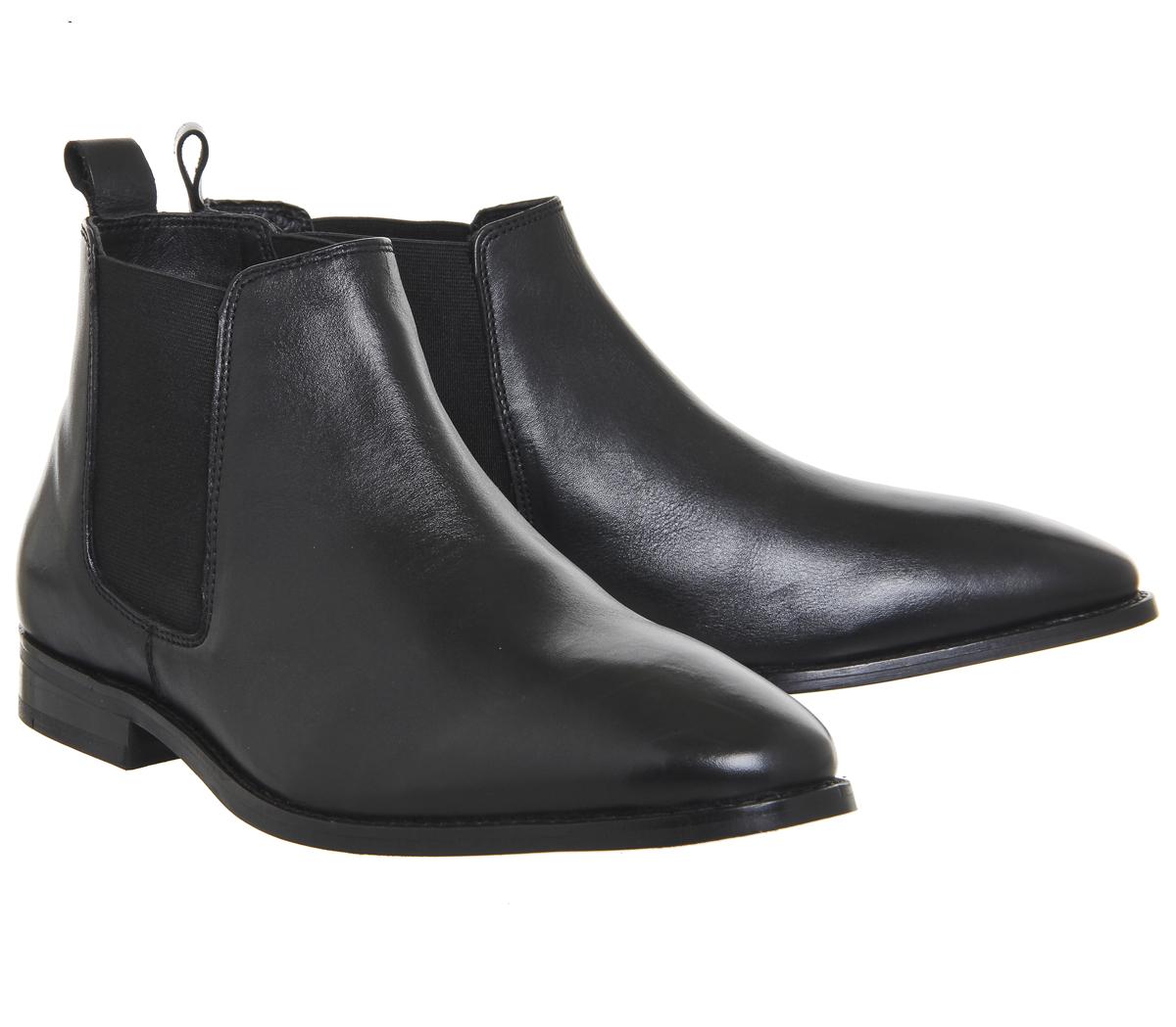 OFFICEExit Chelsea Boots OFFICEExit Chelsea BootsBlack Leather