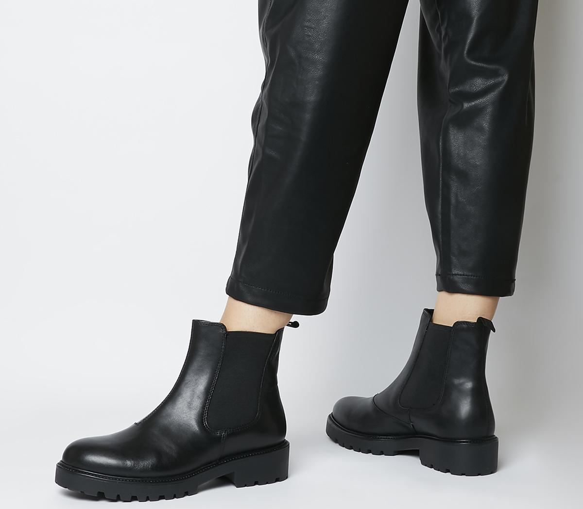 Vagabond Shoemakers Chelsea Boots Black Leather - Women's Boots
