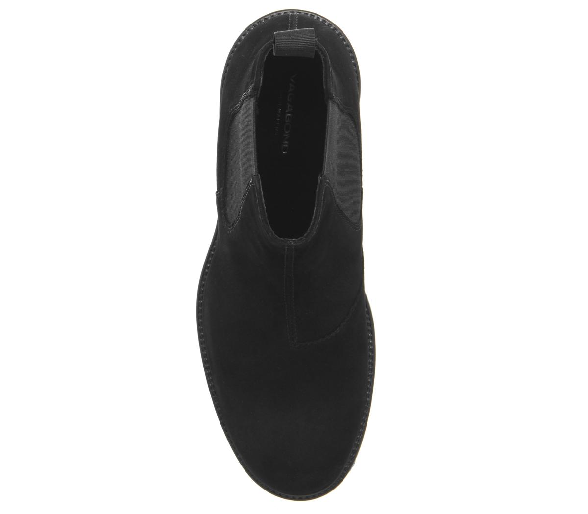 Vagabond Shoemakers Kenova Chelsea Boot Black Nubuck - Women's Ankle Boots