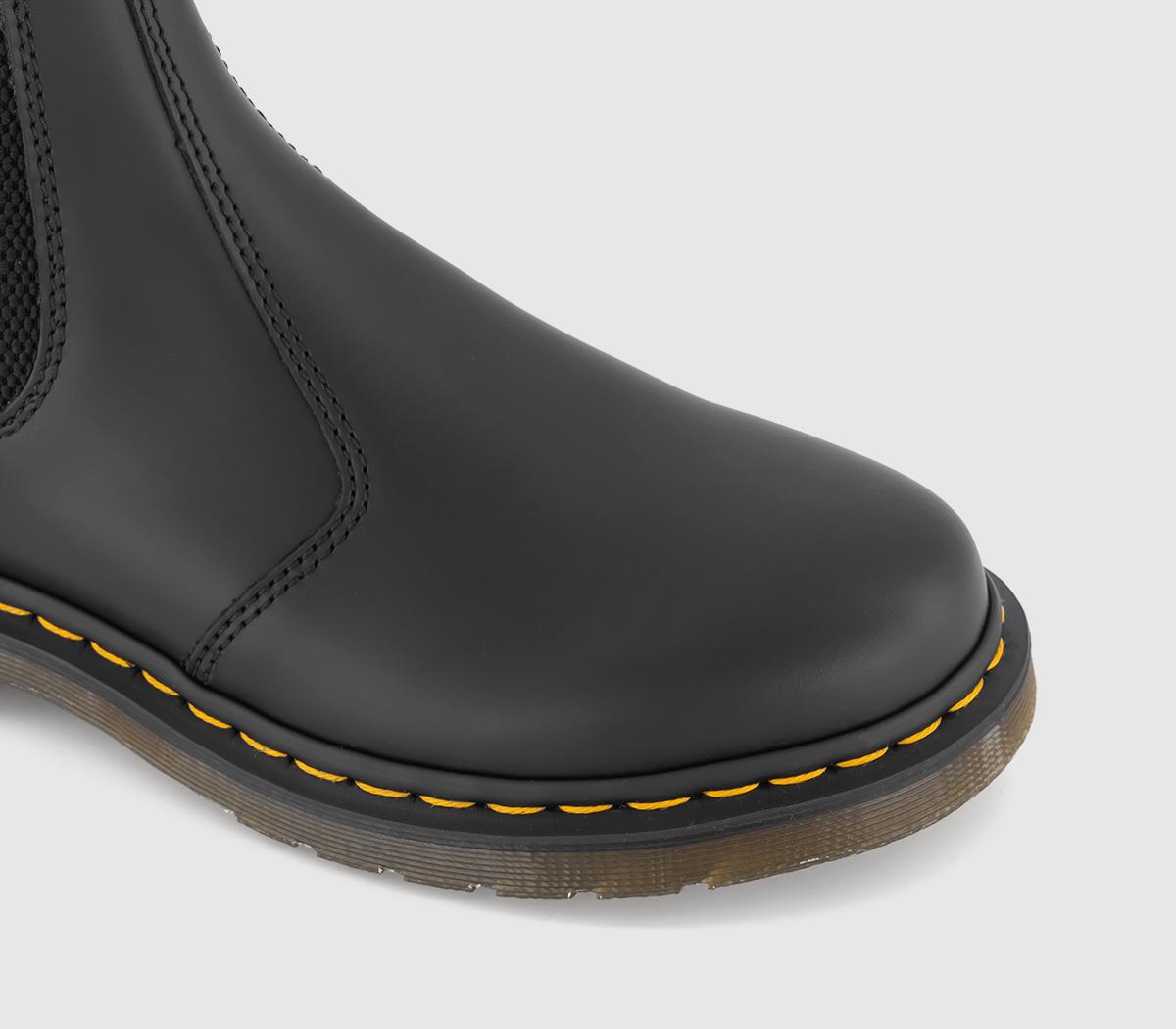 Dr. Martens 2976 Chelsea Boots Black Leather - Women's Ankle Boots