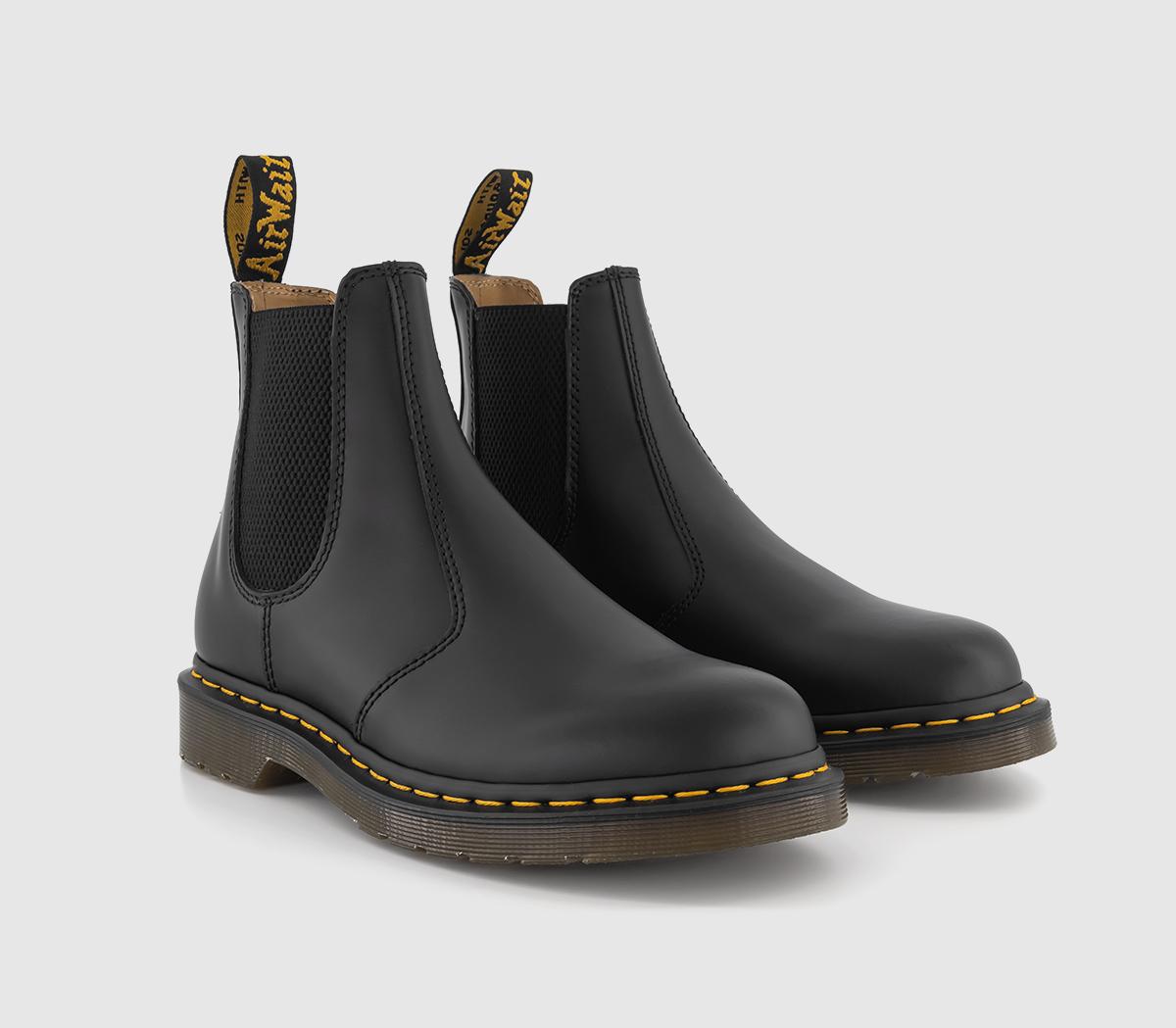 Dr. Martens 2976 Chelsea Boots Black Leather - Women's Ankle Boots
