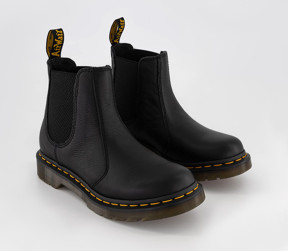 Dr. Martens 2976 Chelsea Boots Black Virginia - Women's Ankle Boots