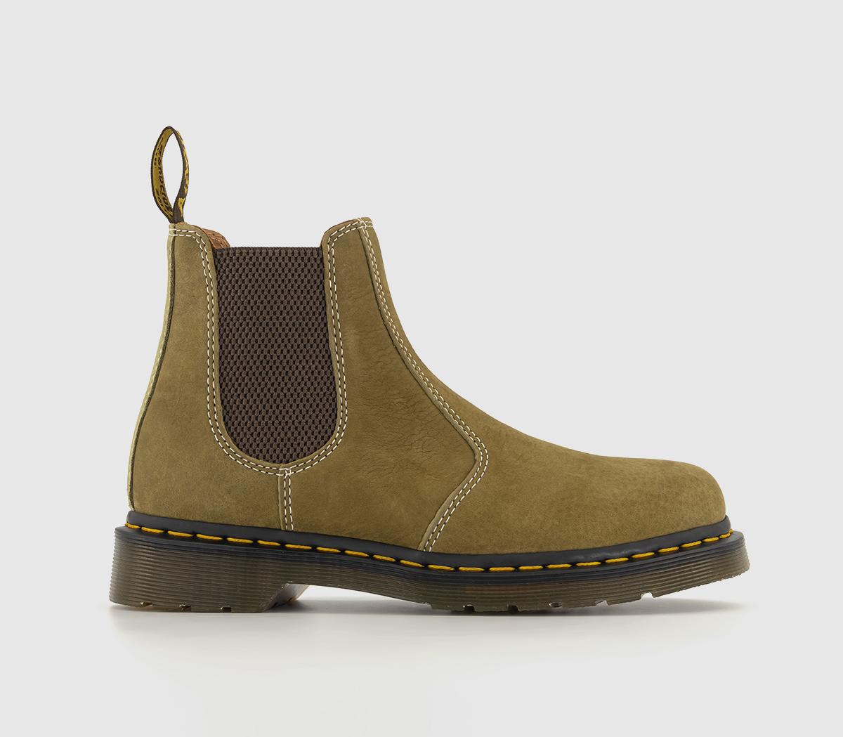 Dr martens store green chelsea boots