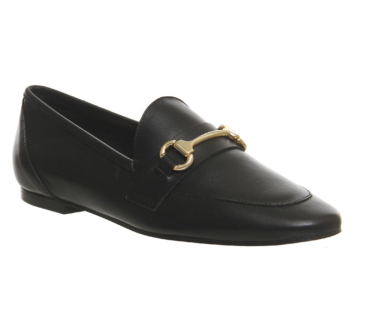 OFFICEDestiny Trim LoaferBlack Leather