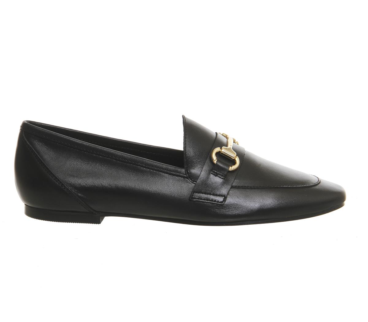 OFFICEDestiny Trim LoaferBlack Leather