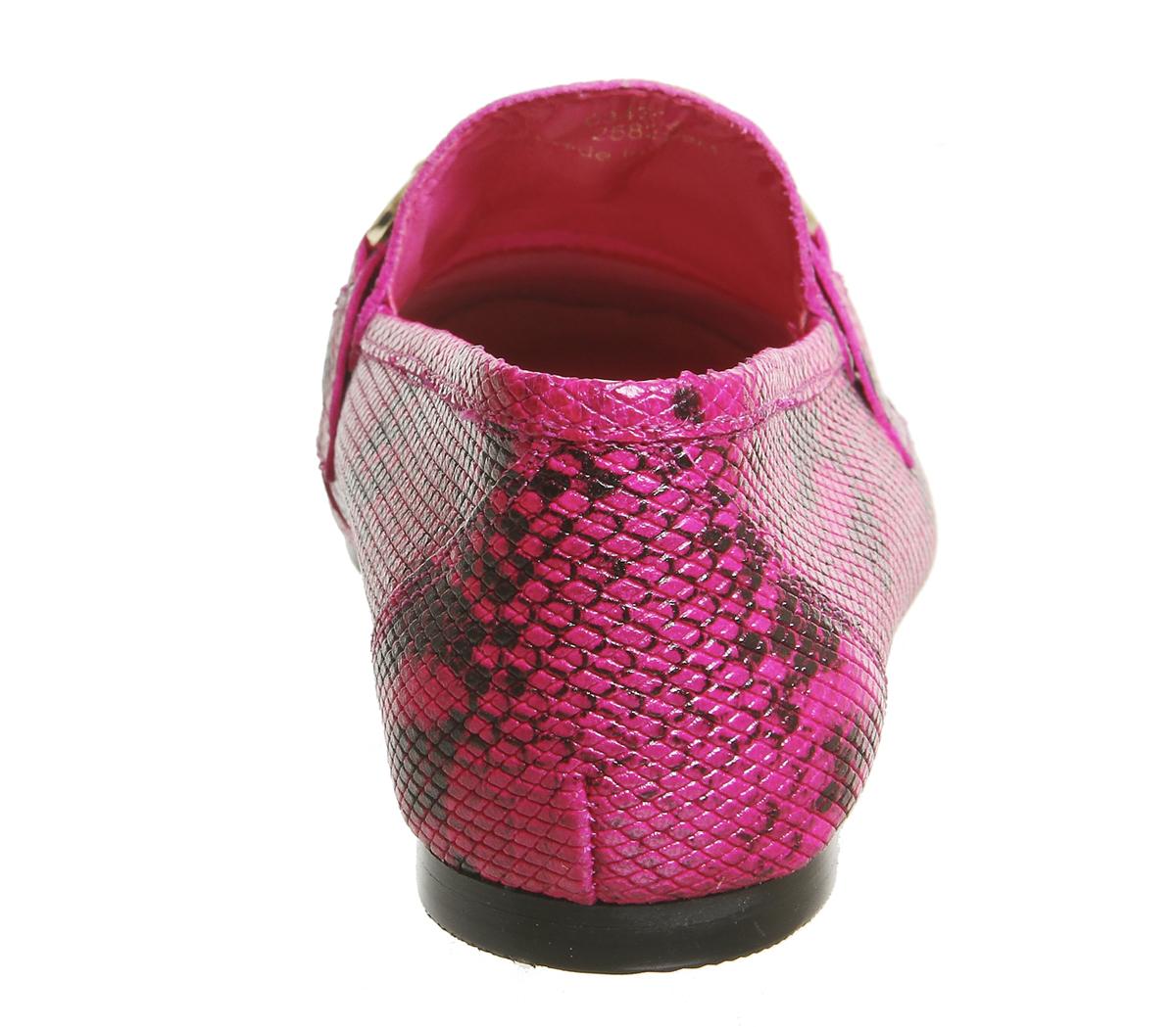 OFFICEDestiny Trim LoaferPink Snake Leather