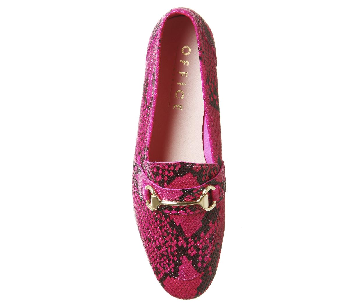 OFFICEDestiny Trim LoaferPink Snake Leather