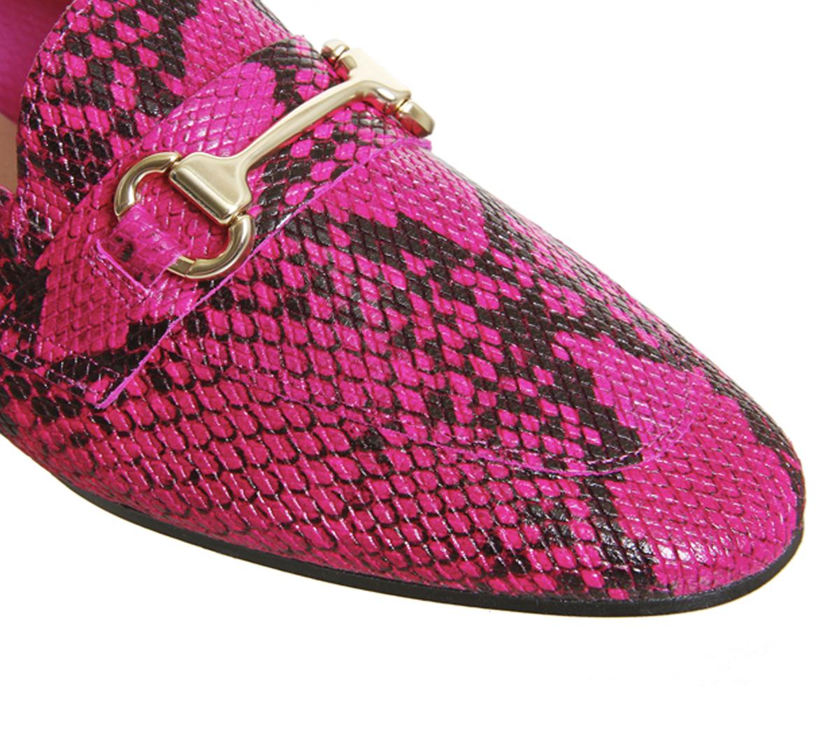 OFFICEDestiny Trim LoaferPink Snake Leather