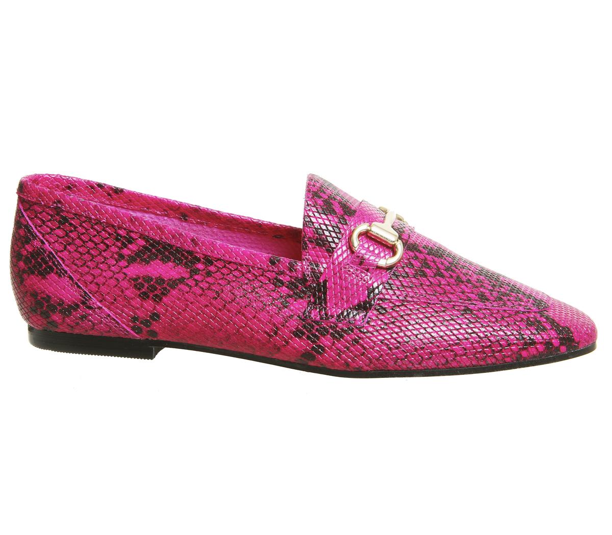 OFFICEDestiny Trim LoaferPink Snake Leather