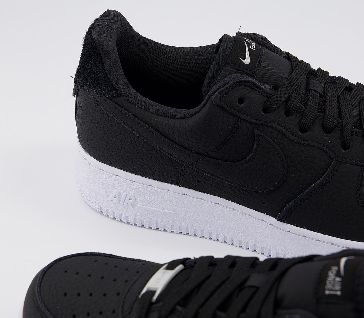 NikeAir Force 1 07 TrainersCraft Black Black White Vast Grey