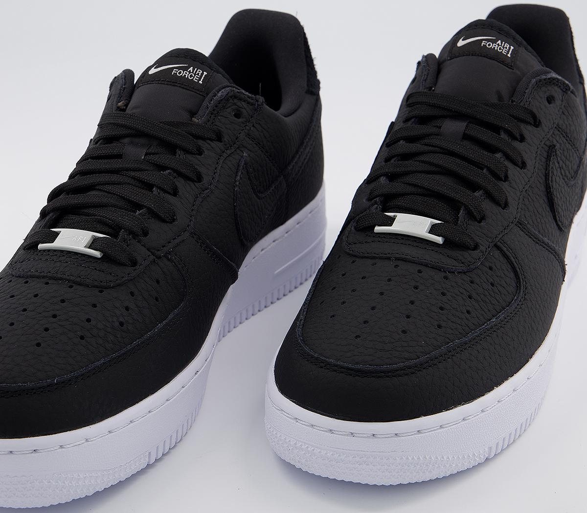 NikeAir Force 1 07 TrainersCraft Black Black White Vast Grey
