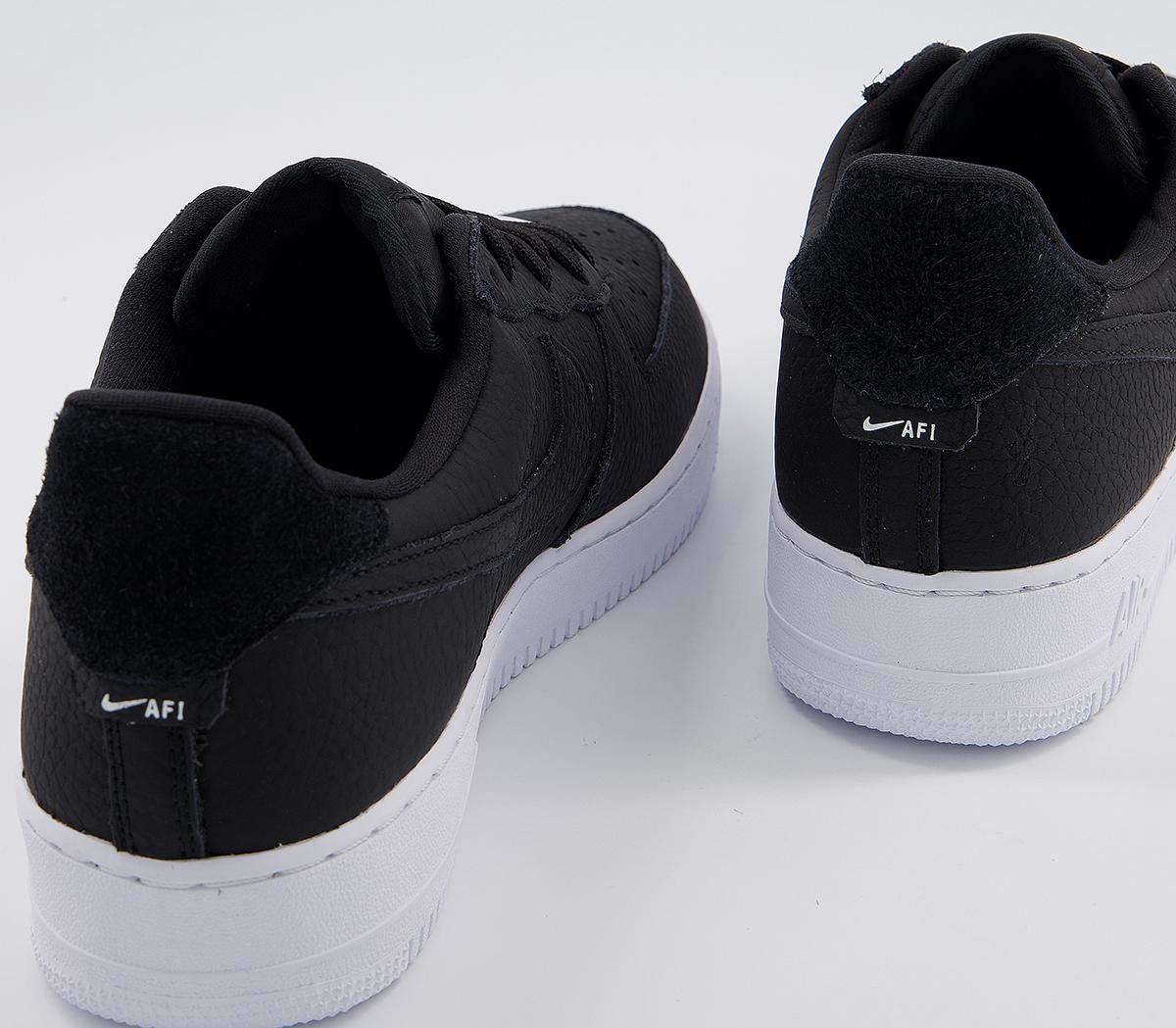NikeAir Force 1 07 TrainersCraft Black Black White Vast Grey
