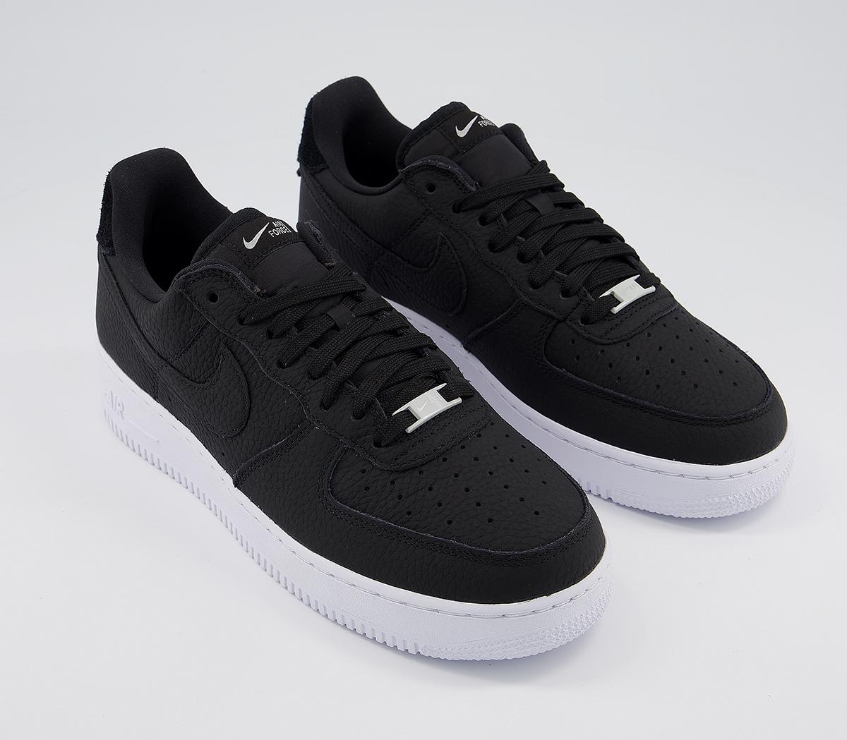 NikeAir Force 1 07 TrainersCraft Black Black White Vast Grey