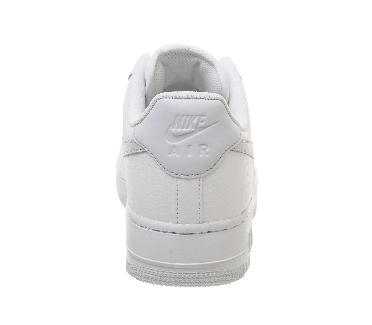 NikeAir Force 1 07White Pure Platinum Metallic Silver