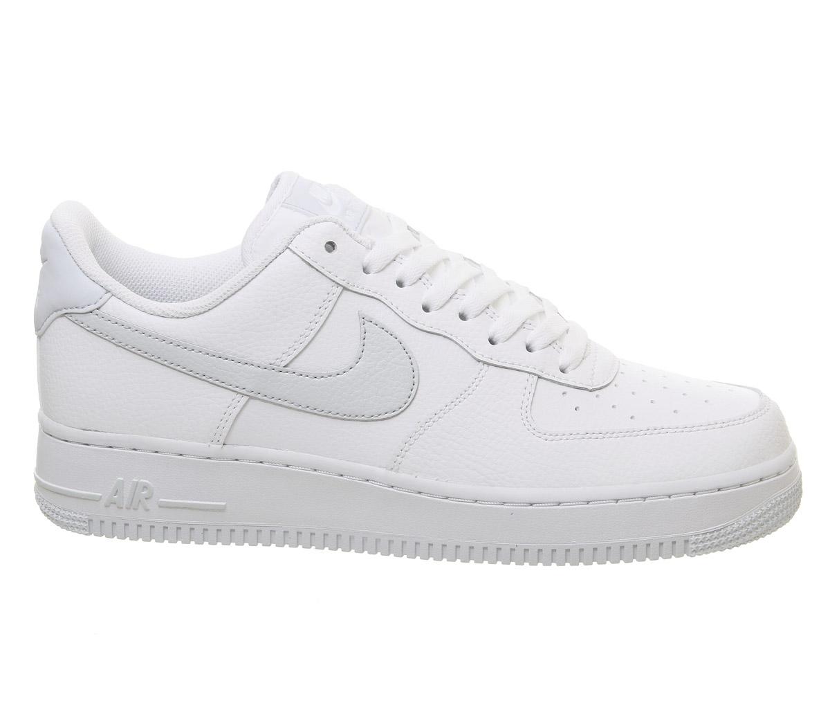 NikeAir Force 1 07White Pure Platinum Metallic Silver