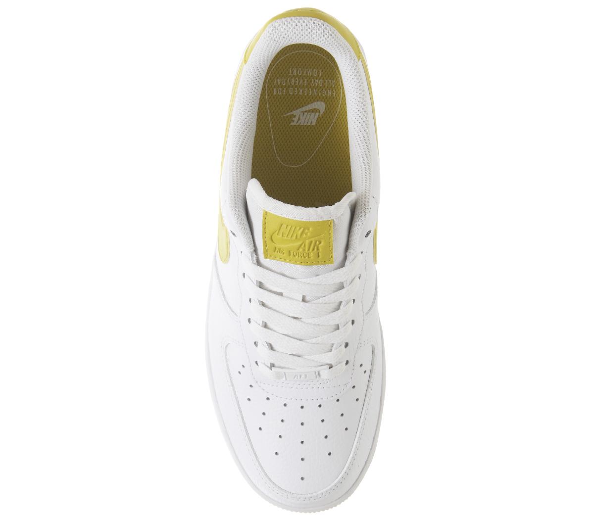 NikeAir Force 1 07White Bright Citron
