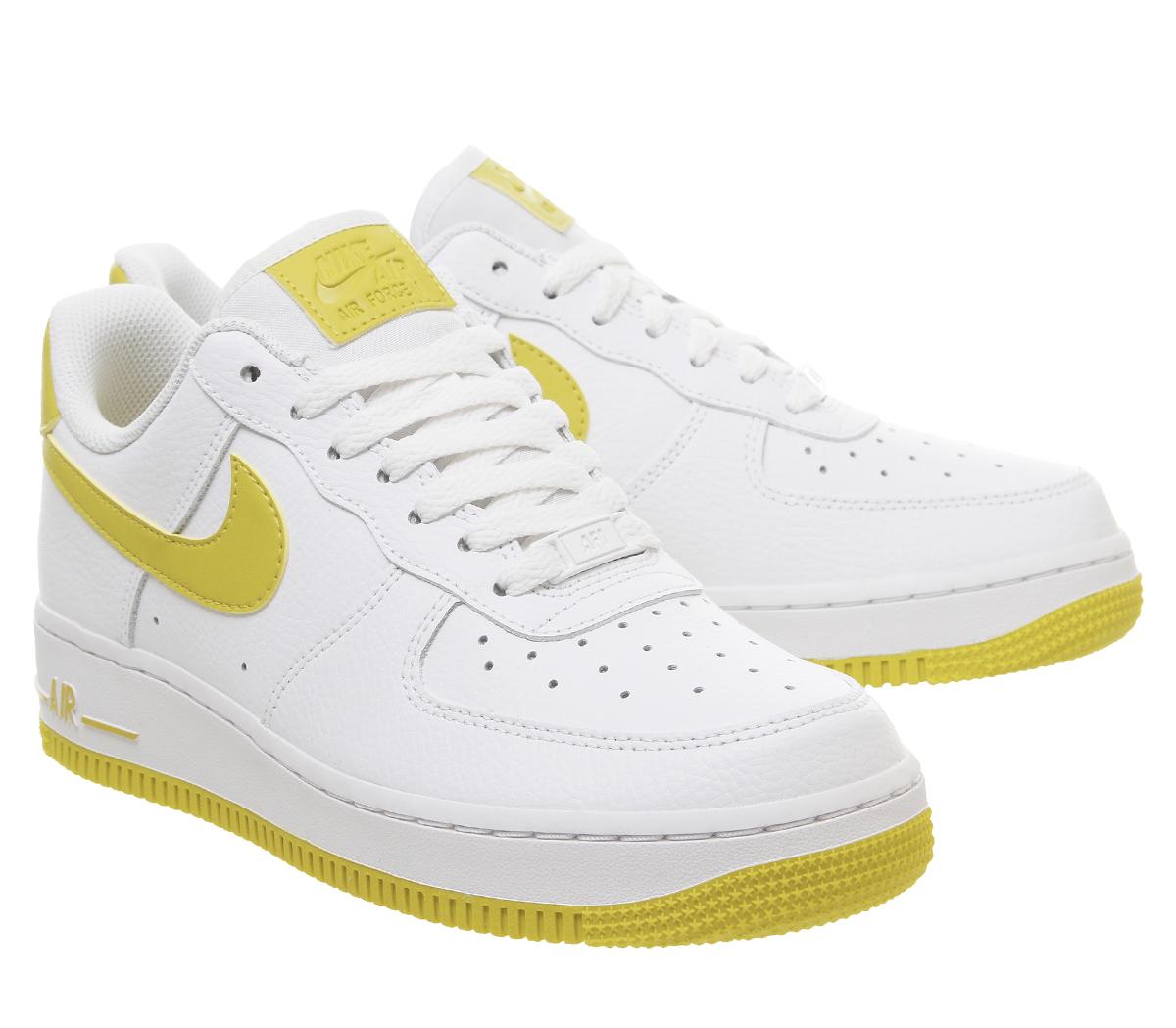 NikeAir Force 1 07White Bright Citron