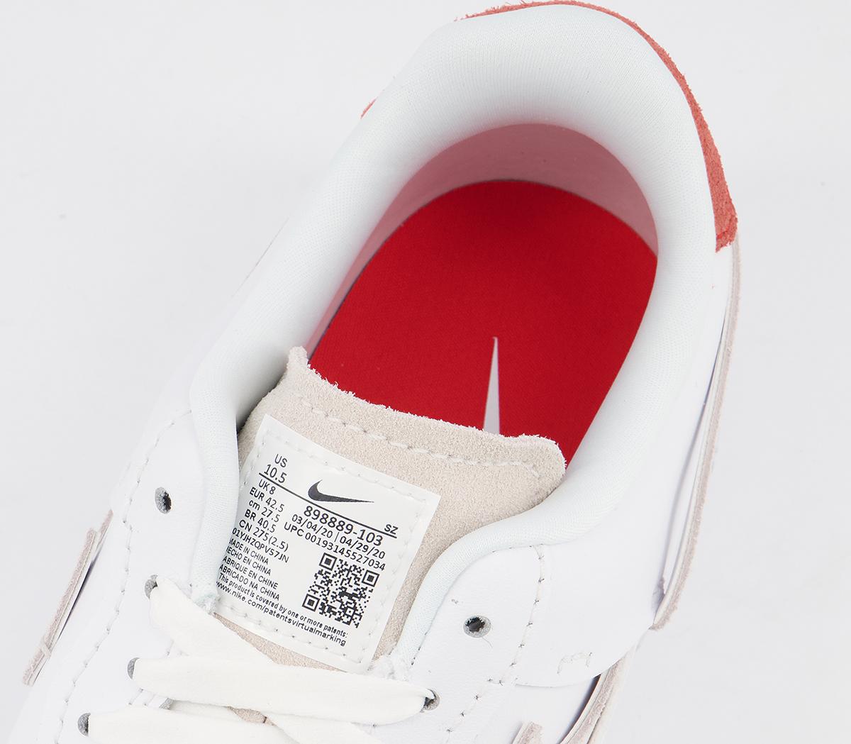 NikeAir Force 1 07 TrainersWhite Platinum Tint Game Royal Red