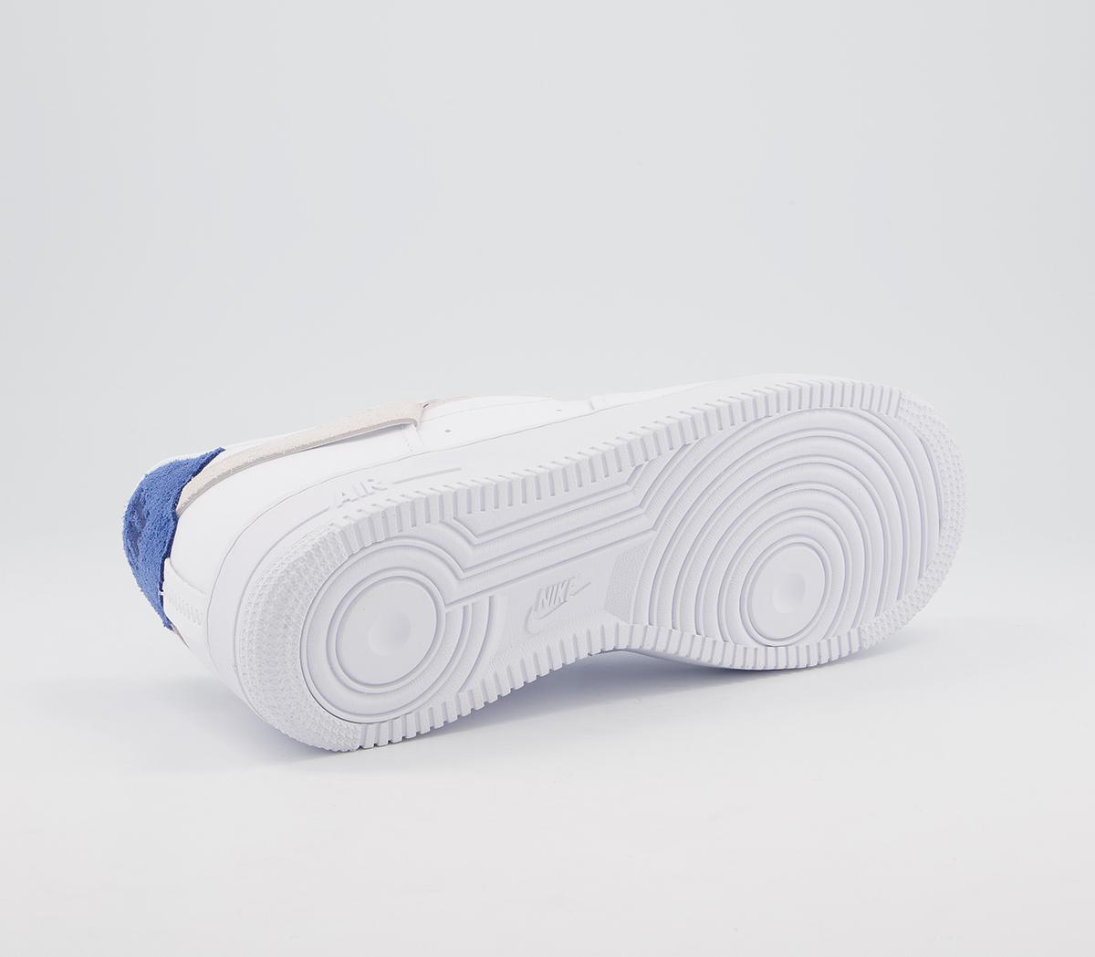 NikeAir Force 1 07 TrainersWhite Platinum Tint Game Royal Red