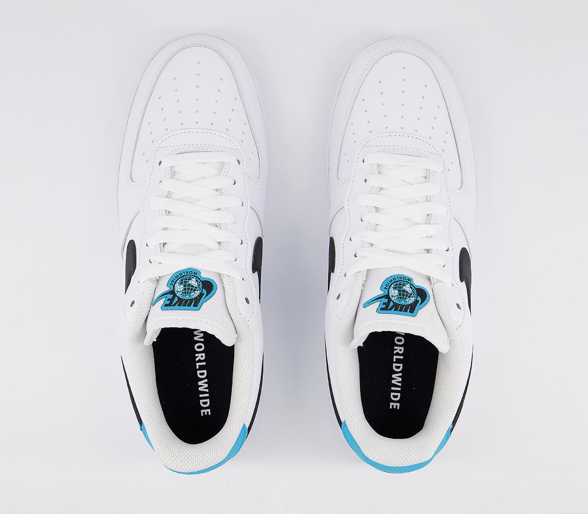 air force 1 07 white black blue fury