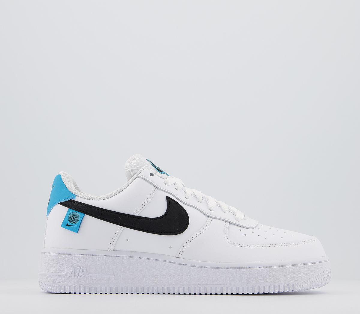 white and blue air force 1 mens