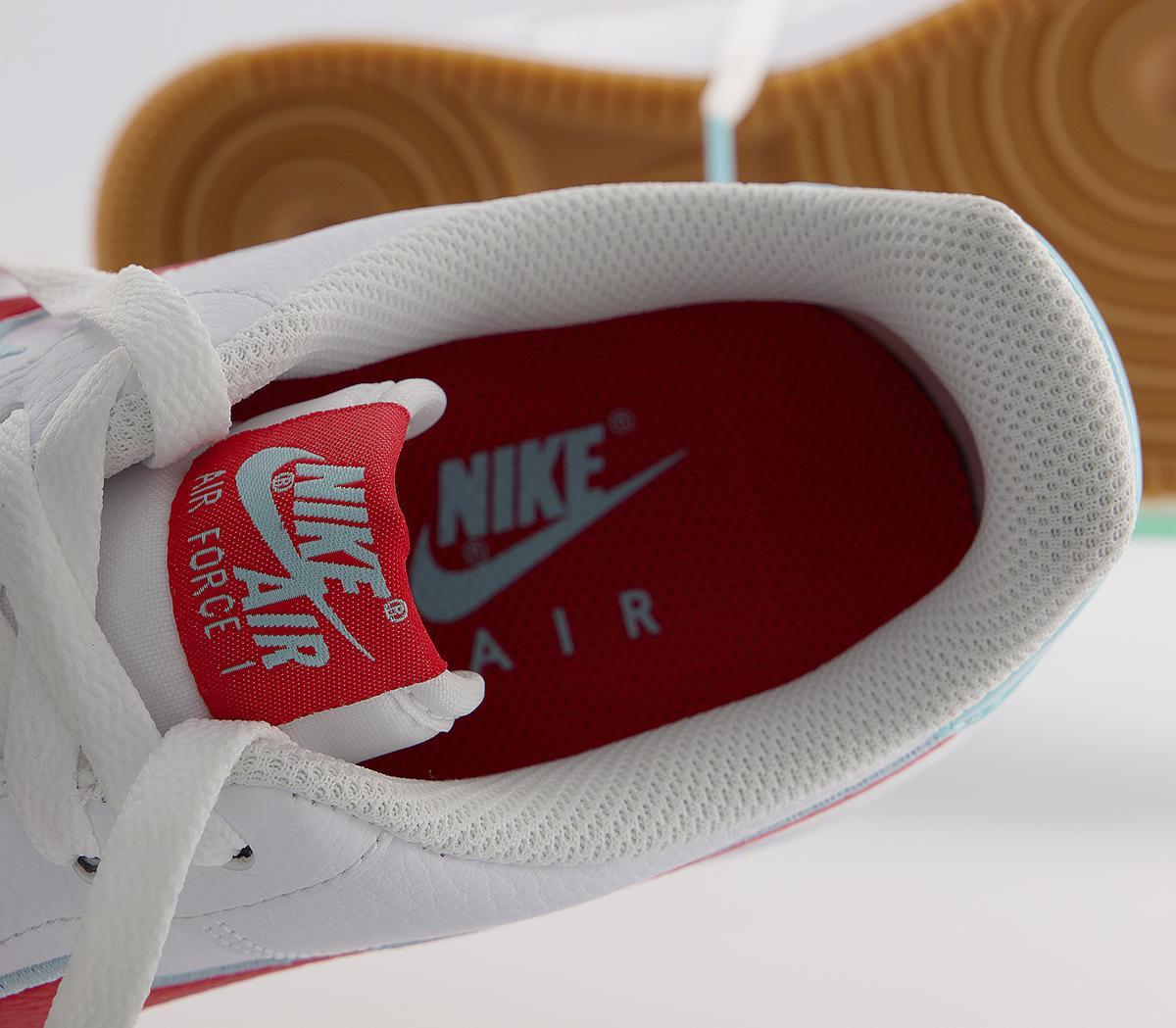 nike air force 1 low white chile red glacier ice