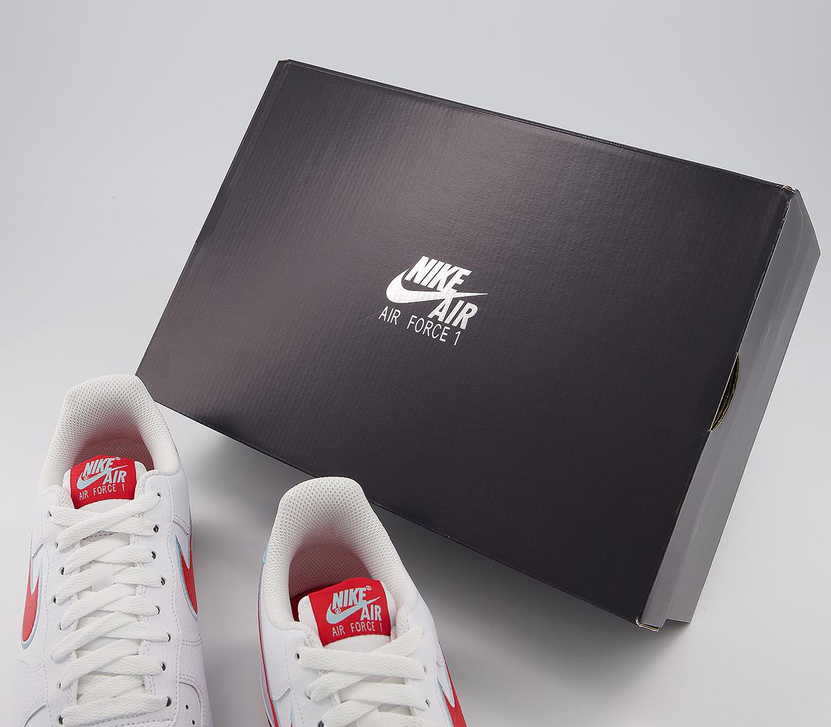 nike air force 1 low white chile red glacier ice