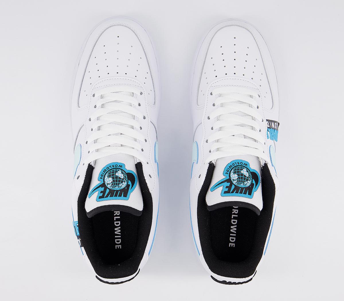 air force 1 07 white black blue fury