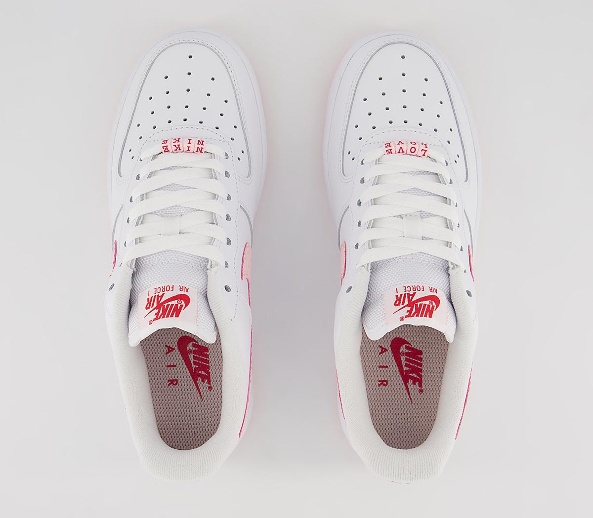 Nike Air Force 1 07 Trainers Nike Air Force 1 07 Trainers White Atmosphere University Red Sail