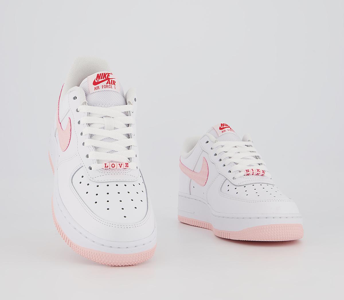 Nike Air Force 1 07 Trainers Nike Air Force 1 07 Trainers White Atmosphere University Red Sail