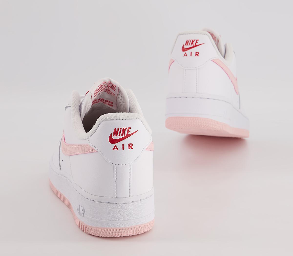 Nike Air Force 1 07 Trainers Nike Air Force 1 07 Trainers White Atmosphere University Red Sail