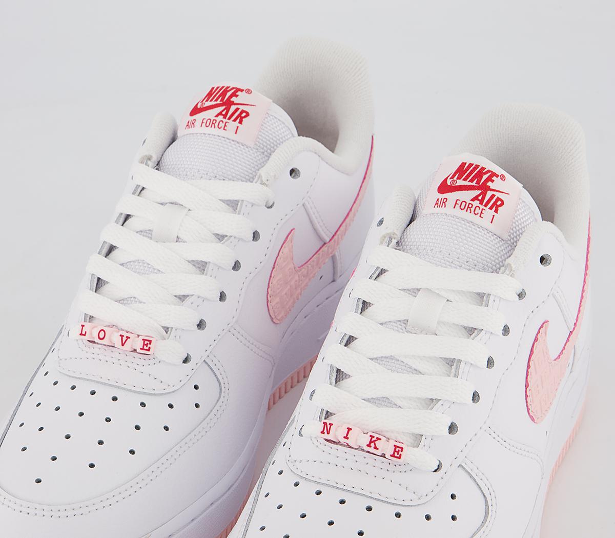 Nike Air Force 1 07 Trainers Nike Air Force 1 07 Trainers White Atmosphere University Red Sail
