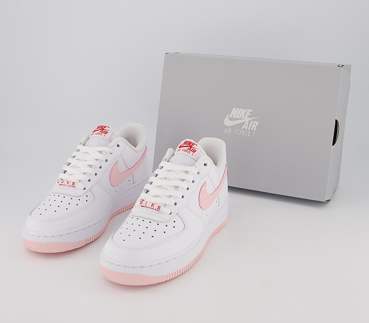 Nike Air Force 1 07 Trainers Nike Air Force 1 07 Trainers White Atmosphere University Red Sail