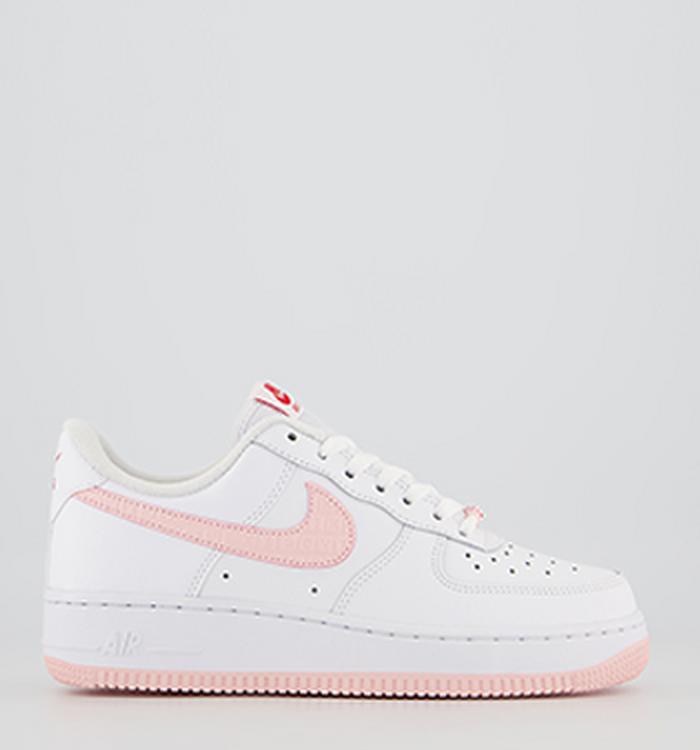 Nike Air Force 1 07 Trainers White Atmosphere University Red Sail