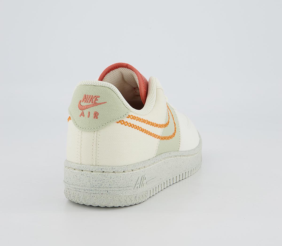Nike Air Force 1 07 Trainers Nike Air Force 1 07 Trainers Coconut Milk Light Curry Olve Aura