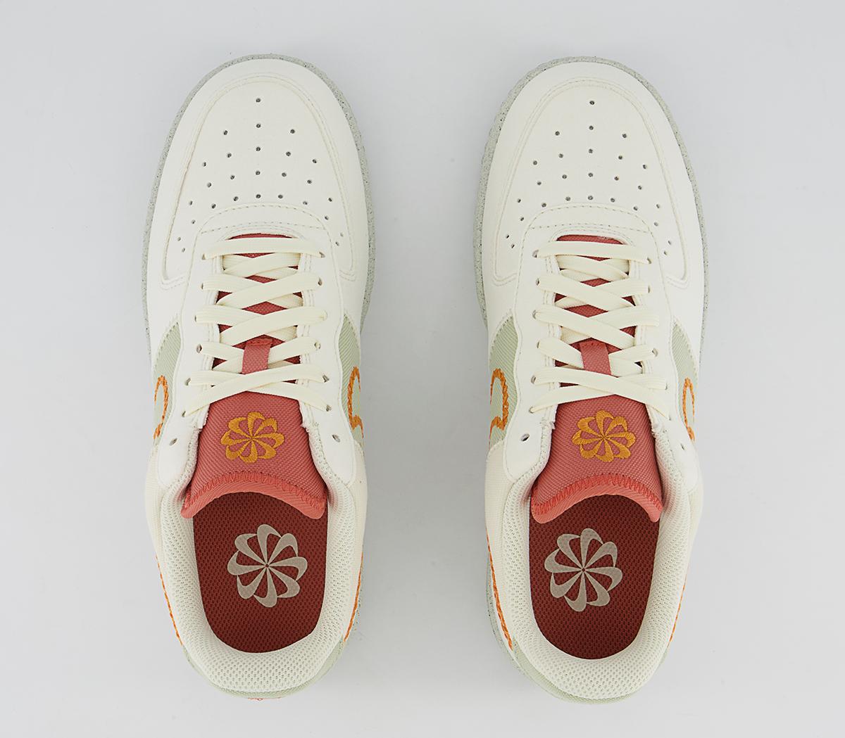 Nike Air Force 1 07 Trainers Nike Air Force 1 07 Trainers Coconut Milk Light Curry Olve Aura