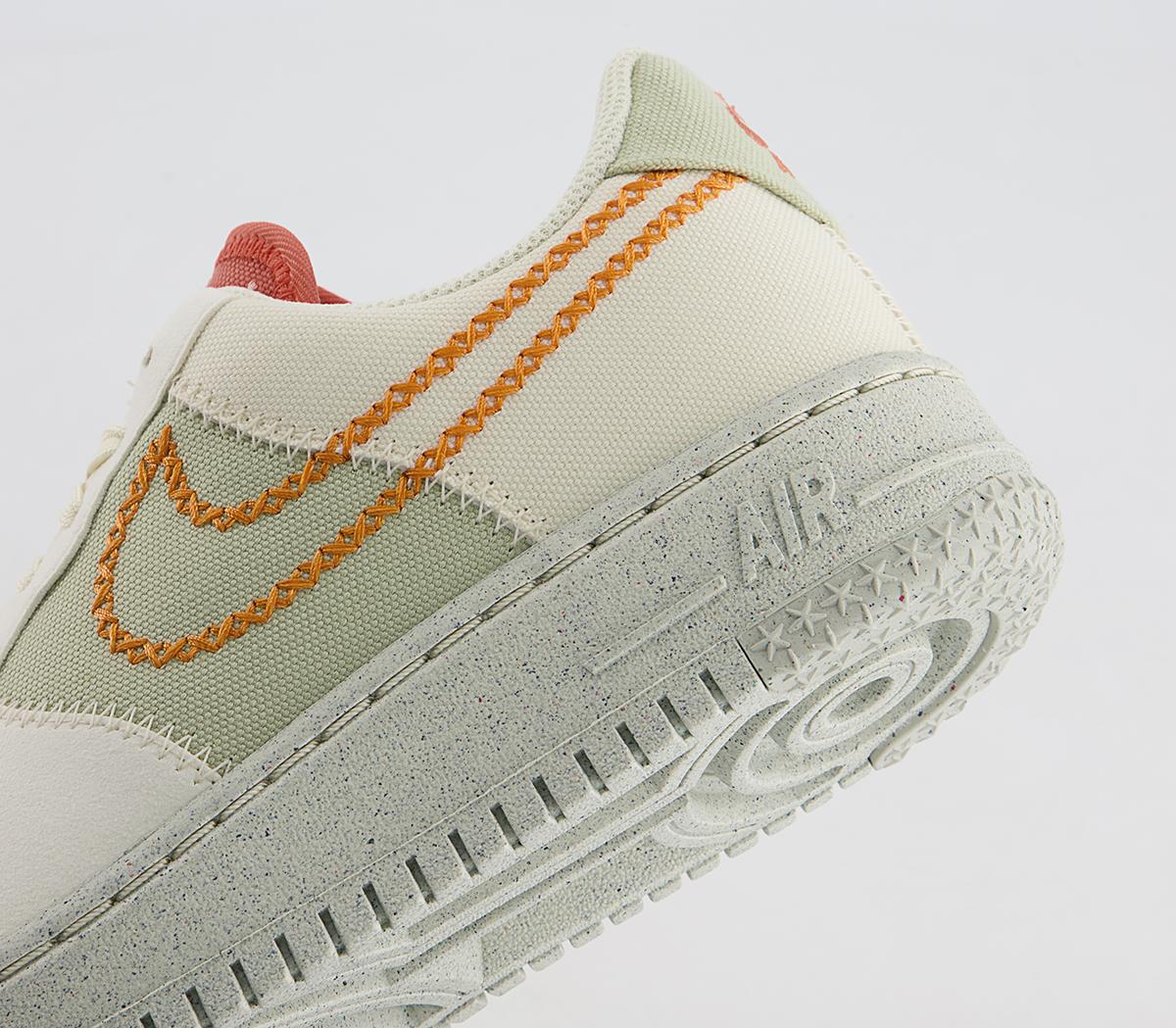 Nike Air Force 1 07 Trainers Nike Air Force 1 07 Trainers Coconut Milk Light Curry Olve Aura