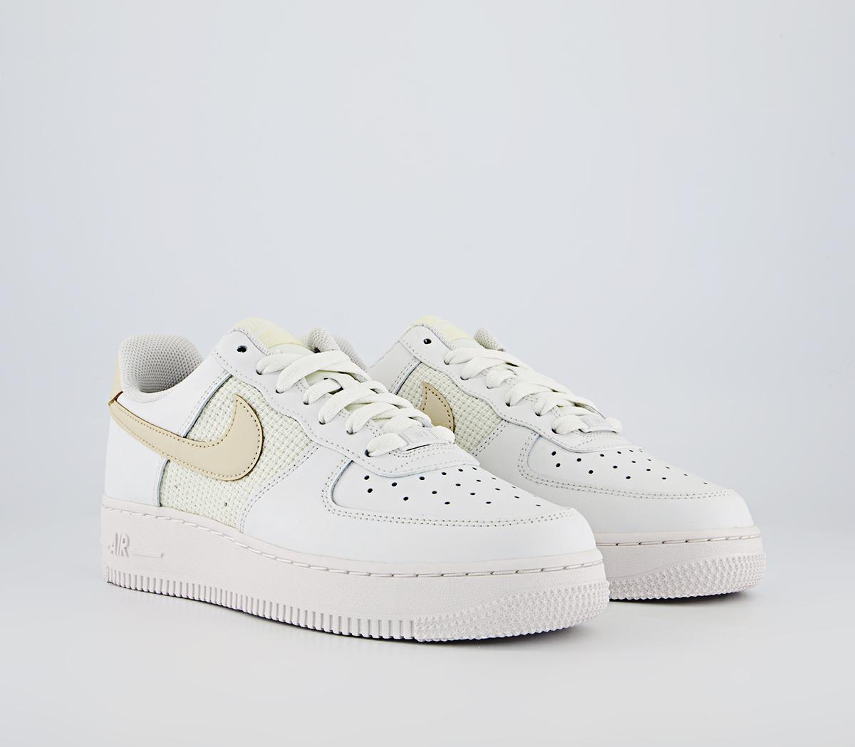 Nike Air Force 1 07 Trainers Nike Air Force 1 07 Trainers Summit White Fossil Summit White
