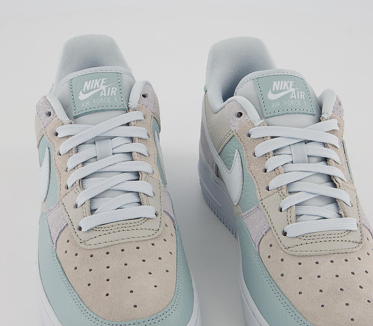 Nike Air Force 1 07 Trainers Nike Air Force 1 07 Trainers Football Grey Aura Ocean Cube