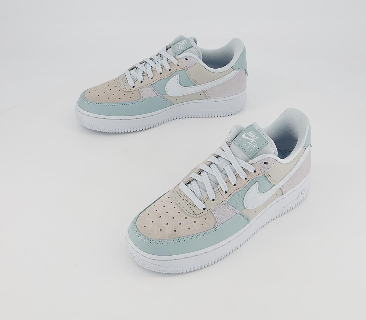 Nike Air Force 1 07 Trainers Nike Air Force 1 07 Trainers Football Grey Aura Ocean Cube