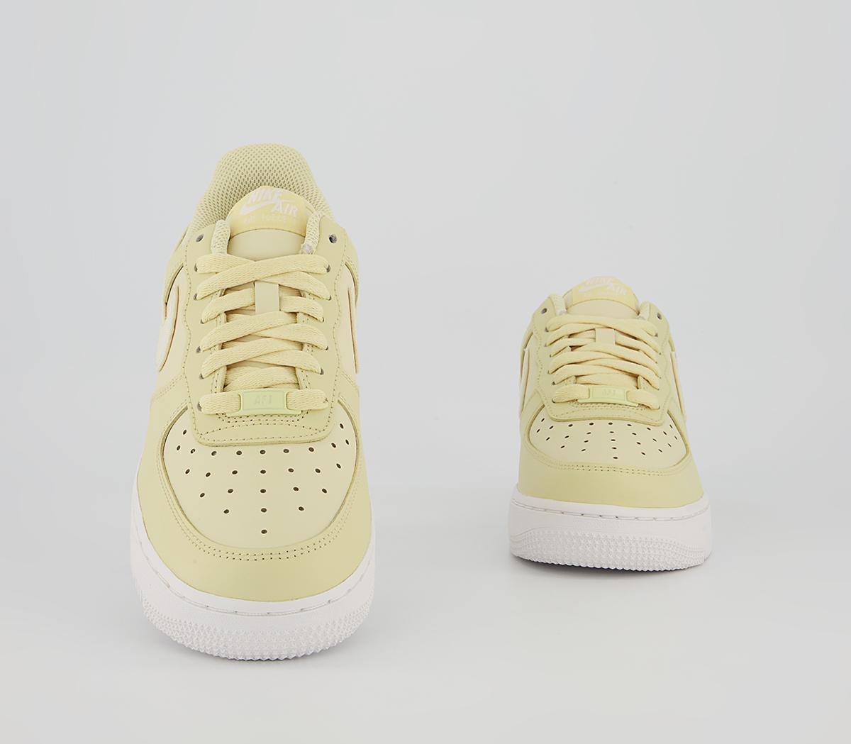 Nike Air Force 1 07 Trainers Nike Air Force 1 07 Trainers Lemon Drop Coconut Milk Summit White