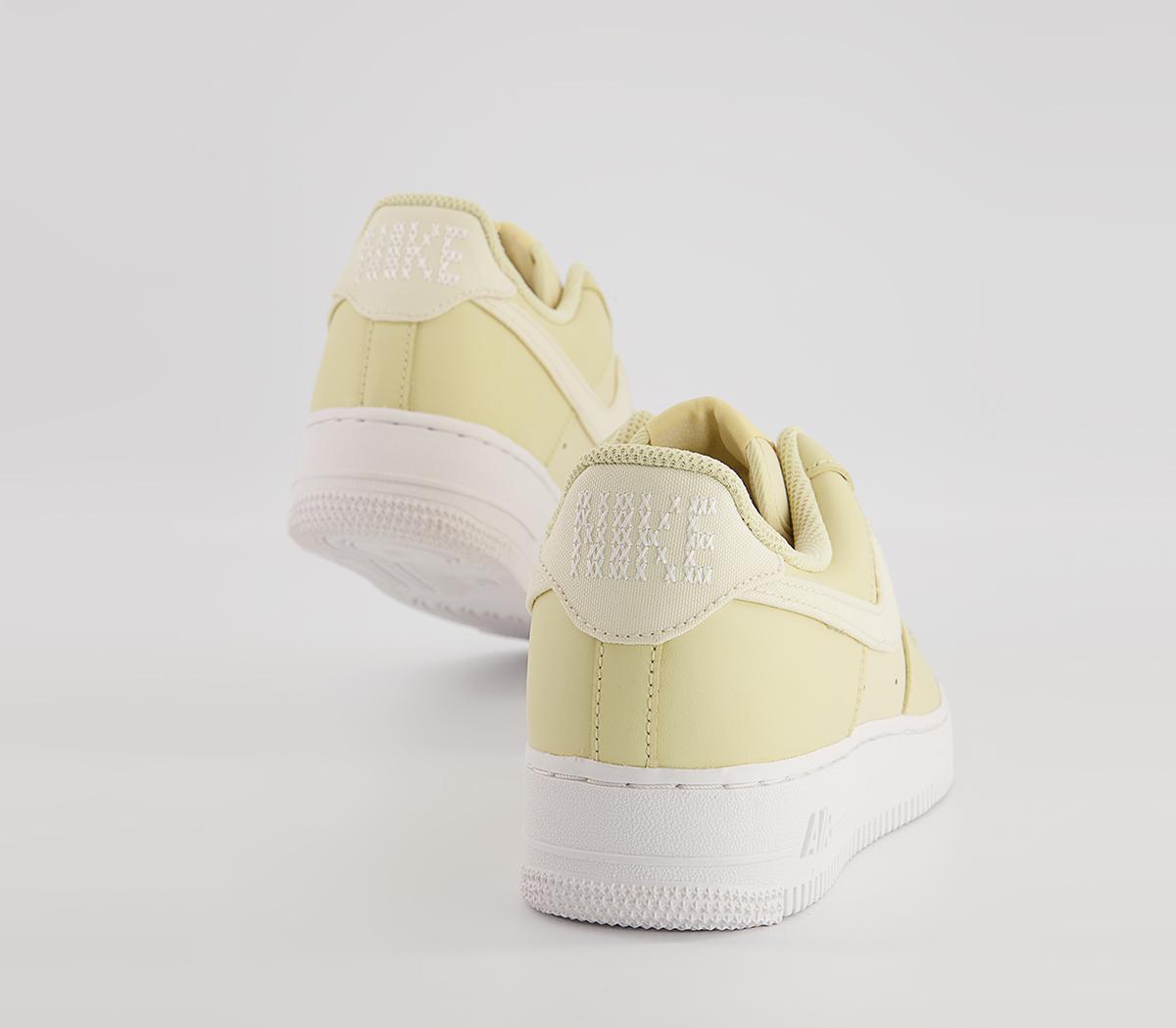 Nike Air Force 1 07 Trainers Nike Air Force 1 07 Trainers Lemon Drop Coconut Milk Summit White