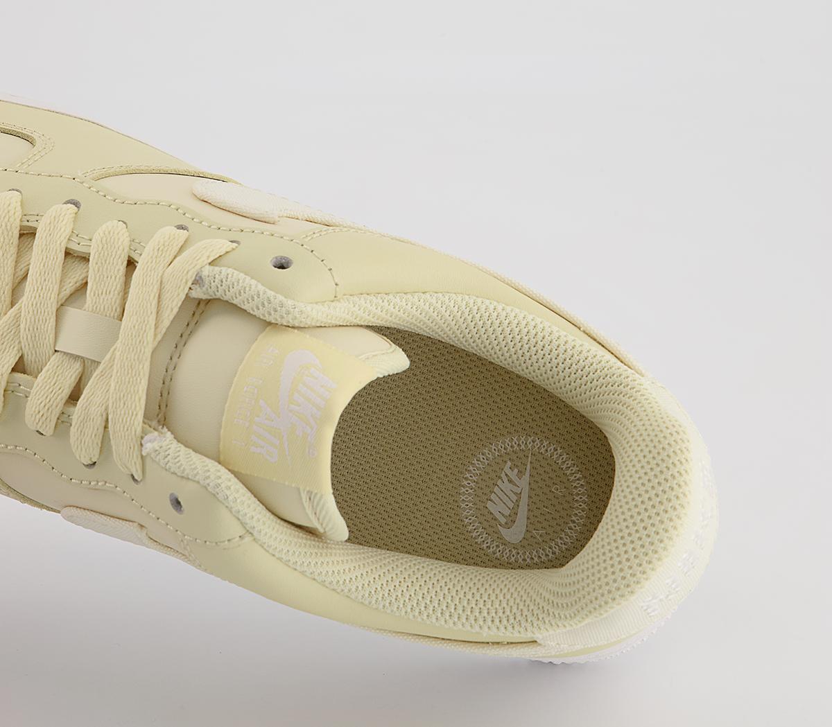 Nike Air Force 1 07 Trainers Nike Air Force 1 07 Trainers Lemon Drop Coconut Milk Summit White