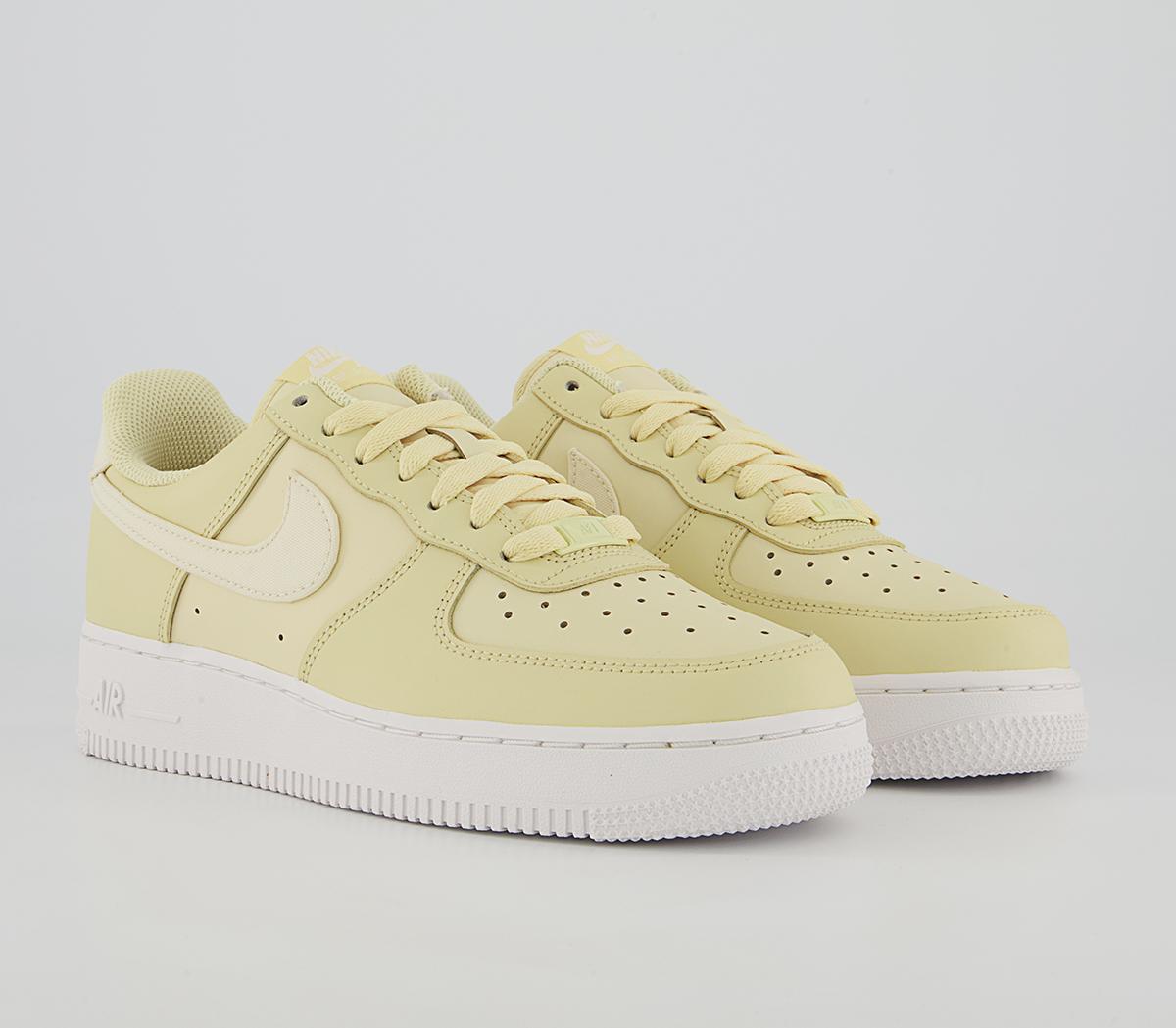 Nike Air Force 1 07 Trainers Nike Air Force 1 07 Trainers Lemon Drop Coconut Milk Summit White