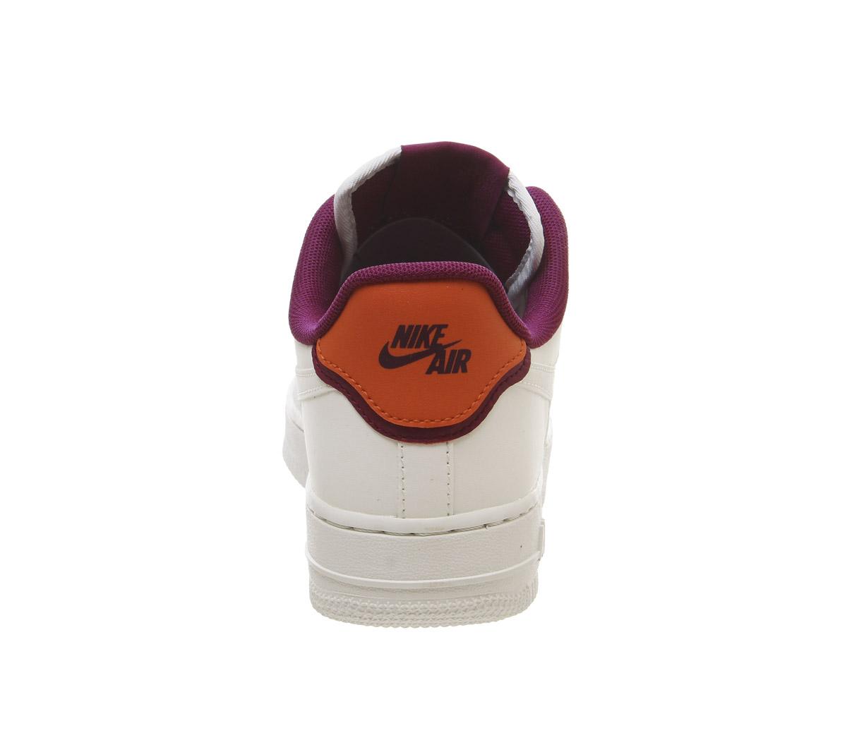 NikeAir Force 1 '07 TrainersSail Sail Tram Orange True Berry