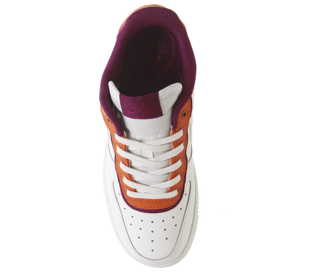 NikeAir Force 1 '07 TrainersSail Sail Tram Orange True Berry