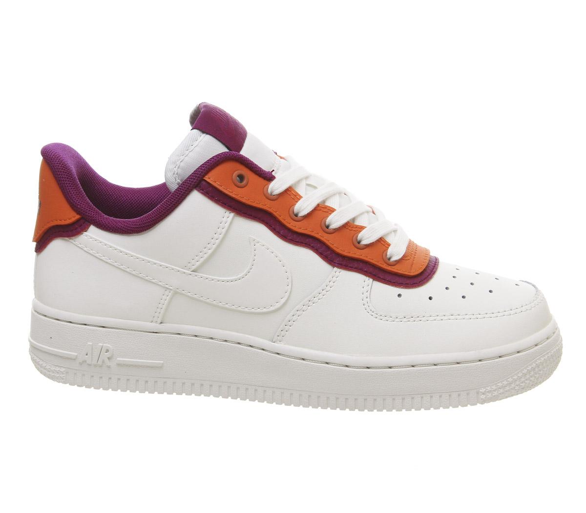 NikeAir Force 1 '07 TrainersSail Sail Tram Orange True Berry